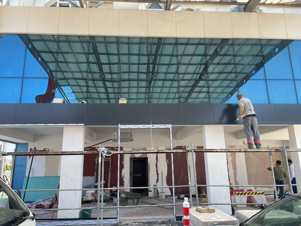 Alüminyum cam cephe uygulaması ek görsel 1
